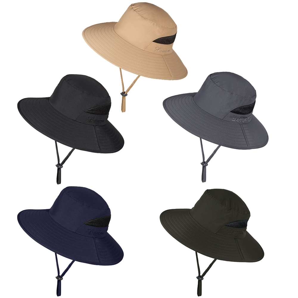 Wide Brim Sun Hat for Fishing Hiking Garden Safari Camping